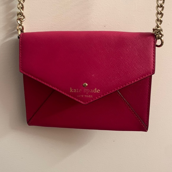 kate spade Handbags - Kate Spade Cedar Street Monday Envelope Slim Crossbody Bag (Hot Pink)